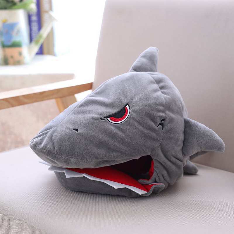 Túi đựng phụ kiện hóa trang nhân vật hoạt hình cá mập dễ thương