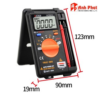 [ VICTOR VC-921 ] Đồng hồ vạn năng bỏ túi mini VICTOR VC921 - Chính Hãng giá rẻ