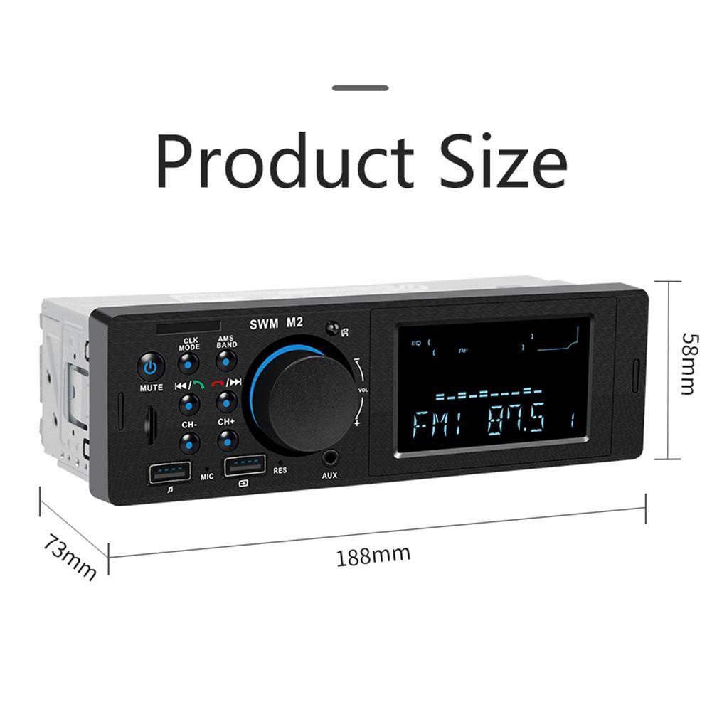 Máy Nghe Nhạc MP3 12V FM / USB / AUX / AUX Tích Hợp Bảng Điều Khiển Dành Cho Ô Tô Kat1