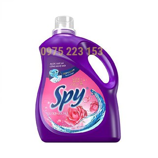 Nước giặt xả SPY Deep Clean hồng (Luxe Rose) 3.7kg