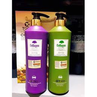 Bộ dầu gội + xả toco collagen kích thích mọc tóc chai 785ml