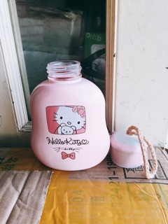 Bình nước thủy tinh lúa mạch 300ml