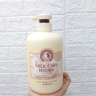 Sữa tắm bò Milk Care Hydra hàng nội địa Trung 800ml