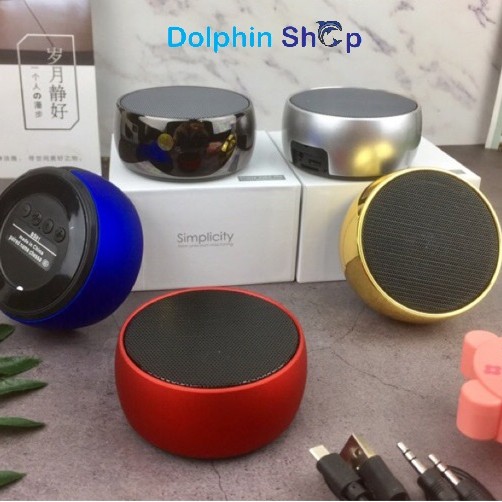 [Có Clip] Loa Bluetooth BS02 Vỏ Hợp Kim Nhôm, Có Móc Treo, Khe Cắm Thẻ Nhớ, Âm Thanh Sống Động - Hàng Loại 1