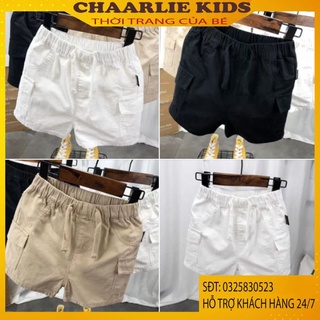 Quần Đùi Cho Bé, Quần Short Cho Bé Trai Và Bé Gái Chất KaKi Chaar Kids