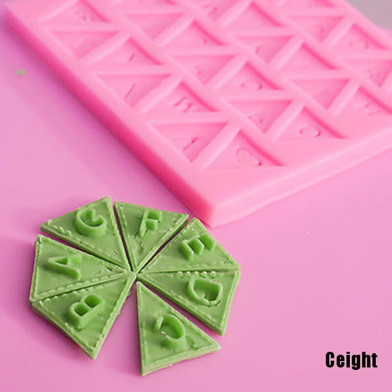 Khuôn Làm Bánh Chất Liệu Silicone Hình 26 Chữ Cái
