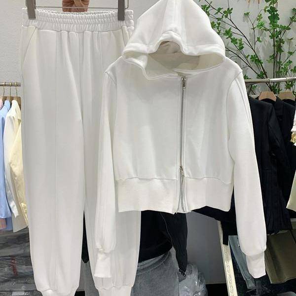 Áo Hoodie Dáng Rộng Màu Hồng Thời Trang Xuân Thu Mới Cho Nữ