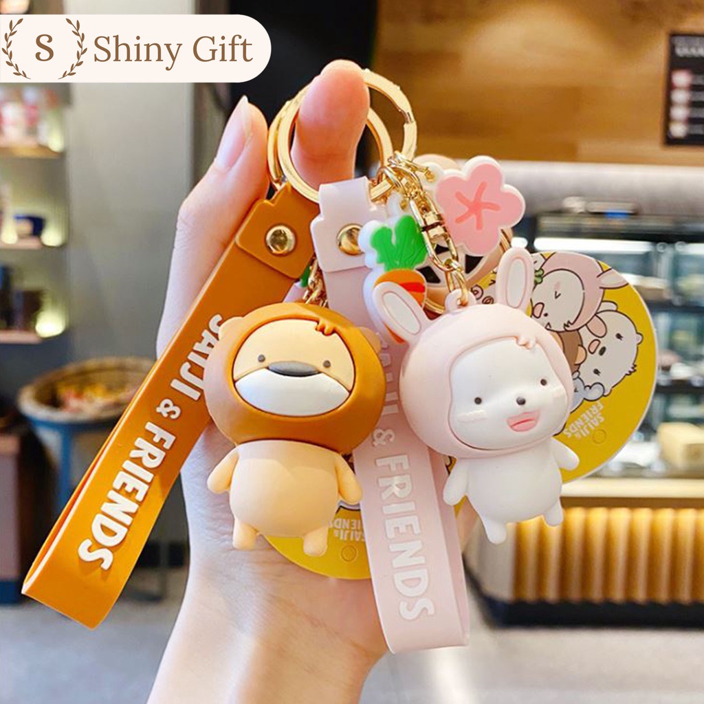 Móc khóa động vật siêu cute hot trend