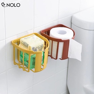 giỏ đựng  giấy  vệ  sinh có  miếng  dán