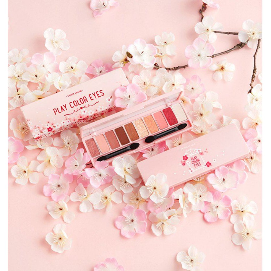 Kết quả hình ảnh cho bảng mắt etude cherry blossom review"