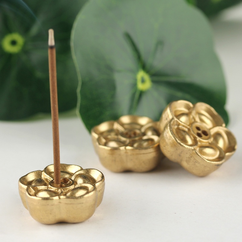 Đế Đốt Trầm Hương Mini Bằng Đồng Thau Chất Lượng Cao
