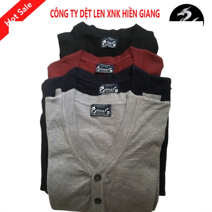 Áo Khoác Cadigan Nam 2 Túi Phong Cách Thời Trang Cao Cấp Lịch Lãm Trẻ Trung