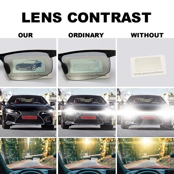 Kính Mát Phân Cực Chống Tia uv400 Phân Cực Lái Xe Ban Đêm Cho Nam