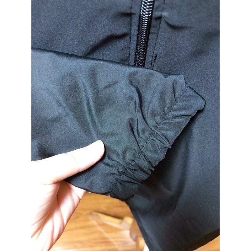 ÁO KHOÁC DÙ CÓ NÓN TRƠN ĐEN FORM RỘNG,FREESHIP,LOCAL BRANDHÀNG VNXK 2 LỚP CHÓNG NẮNG,1993CLOTHINGG