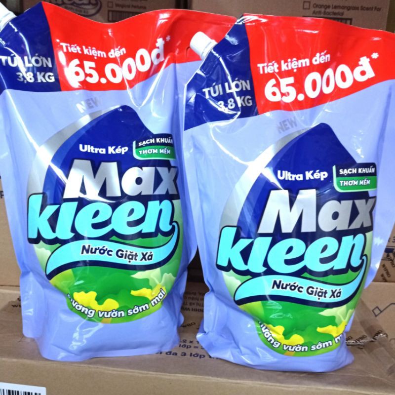 Nước giặt xả MaxKleen 3,8kg