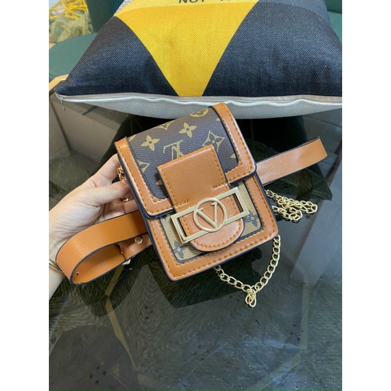 TÚI ĐEO BỤNG LV KÈM DÂY ĐEO CHÉO