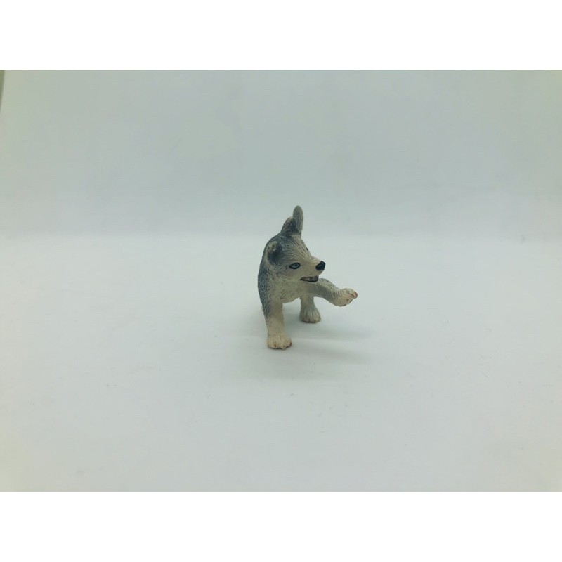 Mô hình động vật Schleich chính hãng Chó husky con đang chơi 16373 - Schleich House