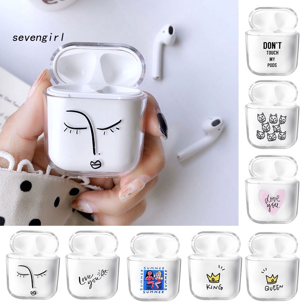 Hộp Đựng Tai Nghe Bluetooth Không Dây Airpods Hình Hoạt Hình Đáng Yêu