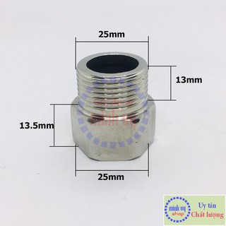   Nối Kép Thu Ren Lơ ren  1" 3/4" 1/2" 3/8" (33mm - 27mm -21mm - 17mm)