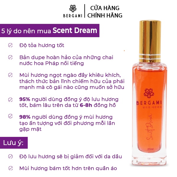 Combo Sữa tắm Nam 330ml &amp; Nước hoa Nam Shocking Man 35ml &amp; Sữa tắm Nữ Bergami 330ml &amp; Nước hoa Nữ Scent Dream 20ml