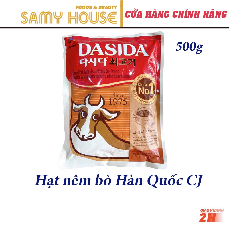 [Tokbokki.com] Hạt Nêm Vị Bỏ Hàn Quốc CJ 1kg