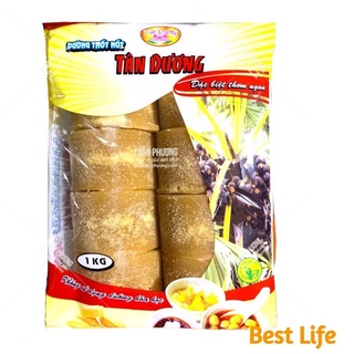 Đường thốt nốt Tân Dương gói 1kg dạng viên nhỏ dễ dàng sử dụng