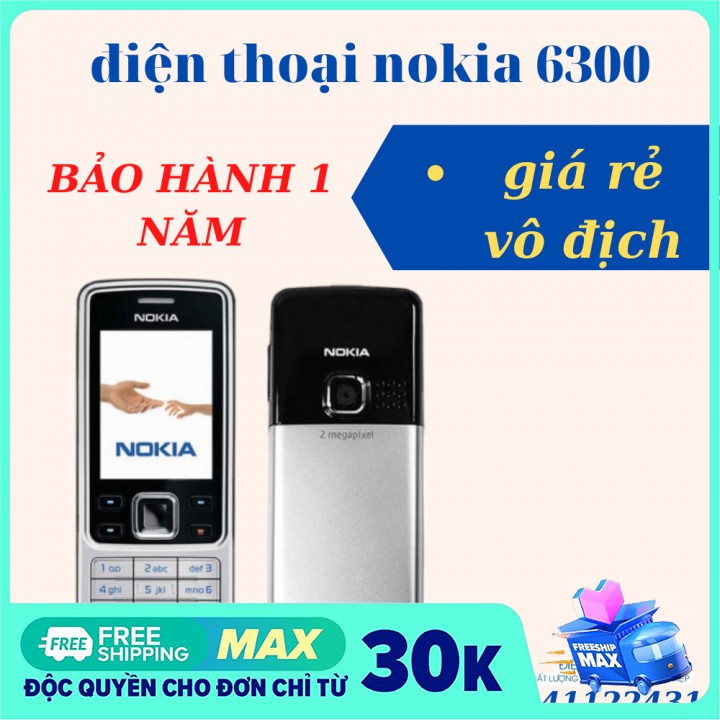 [GIÁ SỐC]Nokia 6300 chính hãng hàng đẹp bảo hành 1 năm