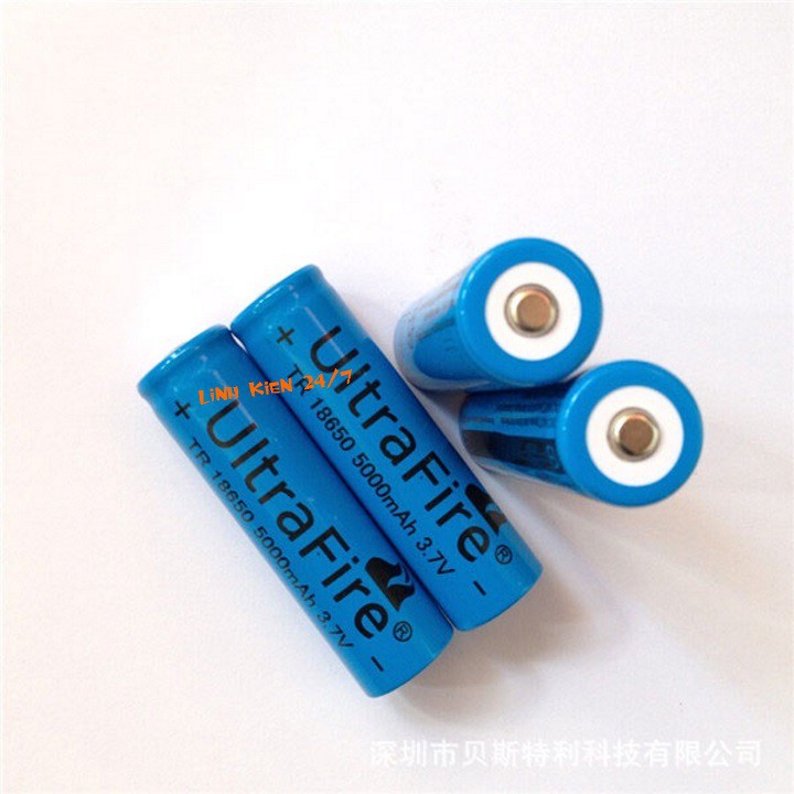 Pin Sạc Li-Ion 18650 3.7V Ultrafire 5000mah