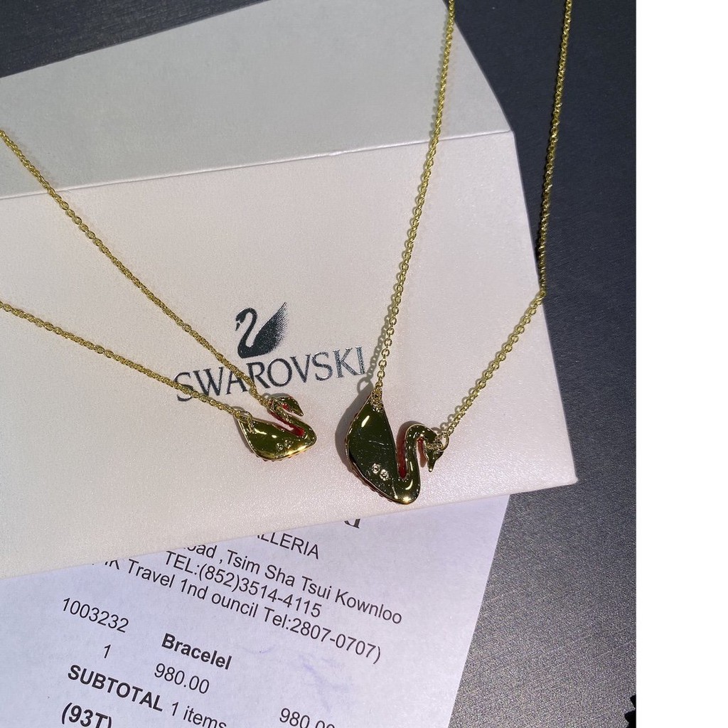 Dây chuyền mặt hình thiên nga đen Swarovski 5347329 / 5204134