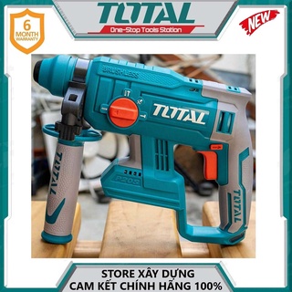 MÁY KHOAN ĐỤC BÊ TÔNG DÙNG PIN 20V 22MM TOTAL TRHLI2201 - HÀNG CHÍNH HÃNG