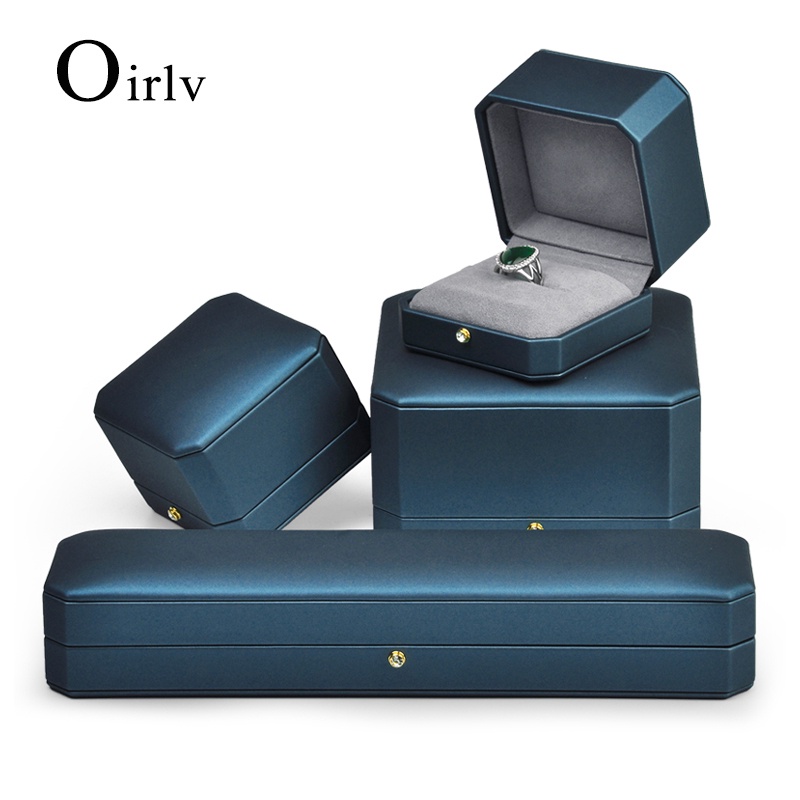Oirlv Vòng/Mặt dây chuyền/Vòng tay Hộp vỏ hộp/Trang sức sợi nhỏ Bộ tổ chức trang sức sinh nhật Hộp quà tặng sinh nhật H083
