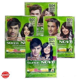 Dầu gội nhuộm tóc thảo dược phủ bạc super nova