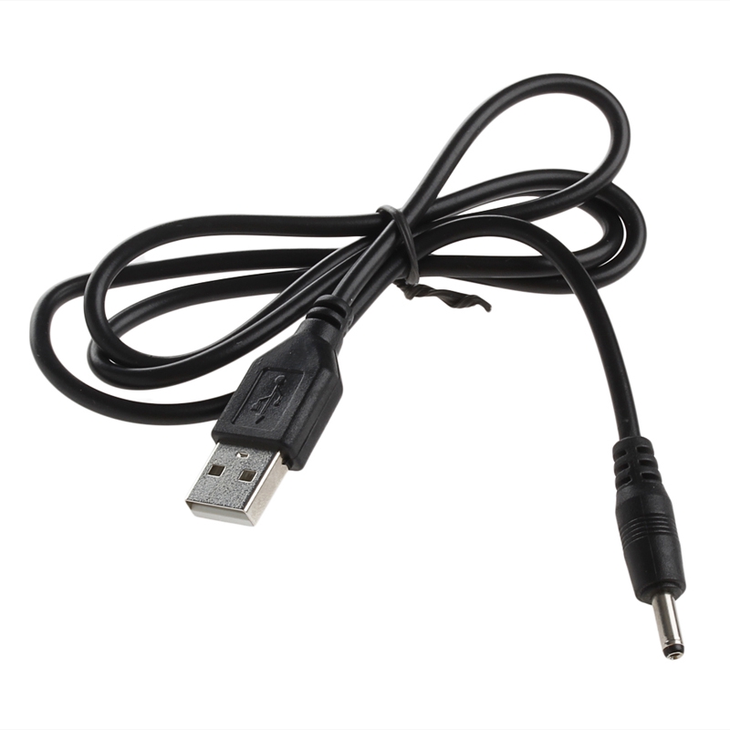 Cáp Nguồn Nối Cổng USB Type A Với Cổng 3.5mm DC Có Giắc Cắm Sạc Tiện Dụng