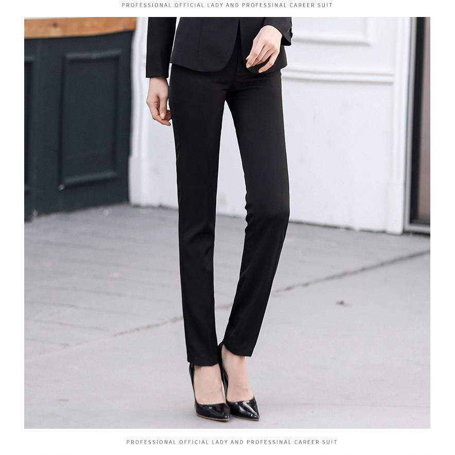 Quần tây nữ TiTiShop ACC93 Đen suông