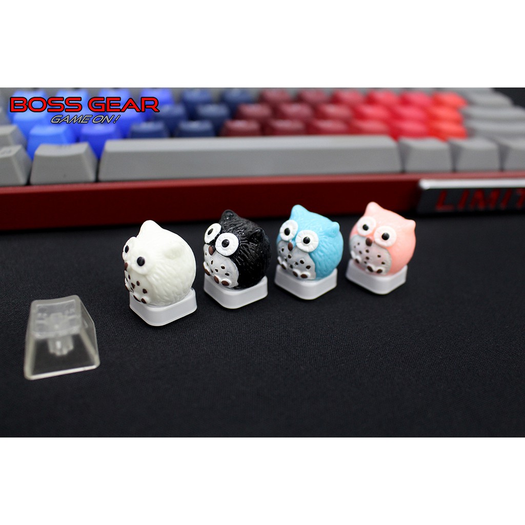 Keycap Lẻ Cú Tròn cực cute ( keycap resin độc lạ )( Keycap Artisan )