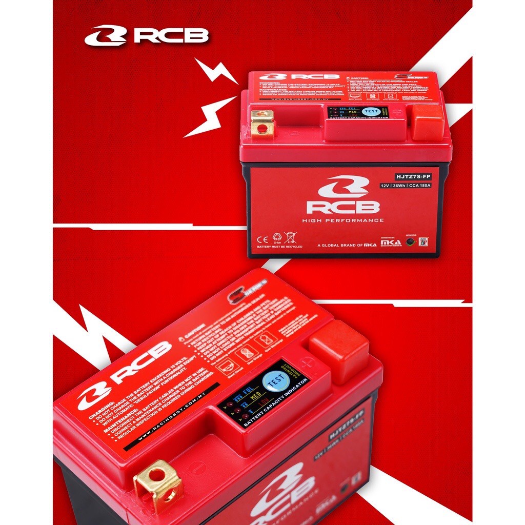 BÌNH ẮC QUY RCB CHÍNH HÃNG - BÌNH ĐIỆN SIÊU MẠNH - siêu nhẹ