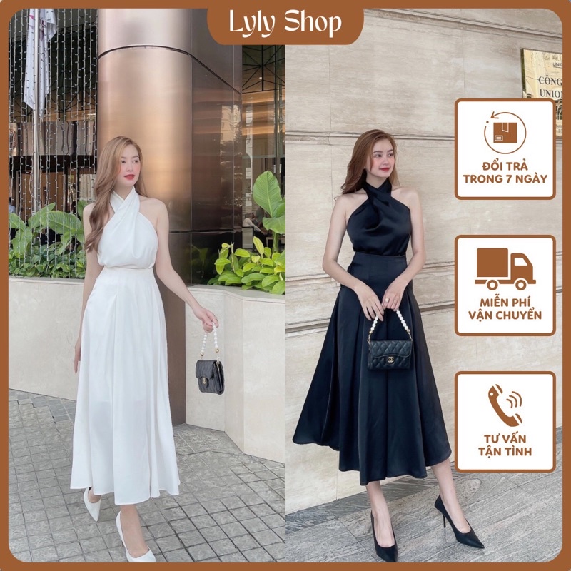 Sét Áo Yếm Kèm Chân Váy Dài Dáng Maxi