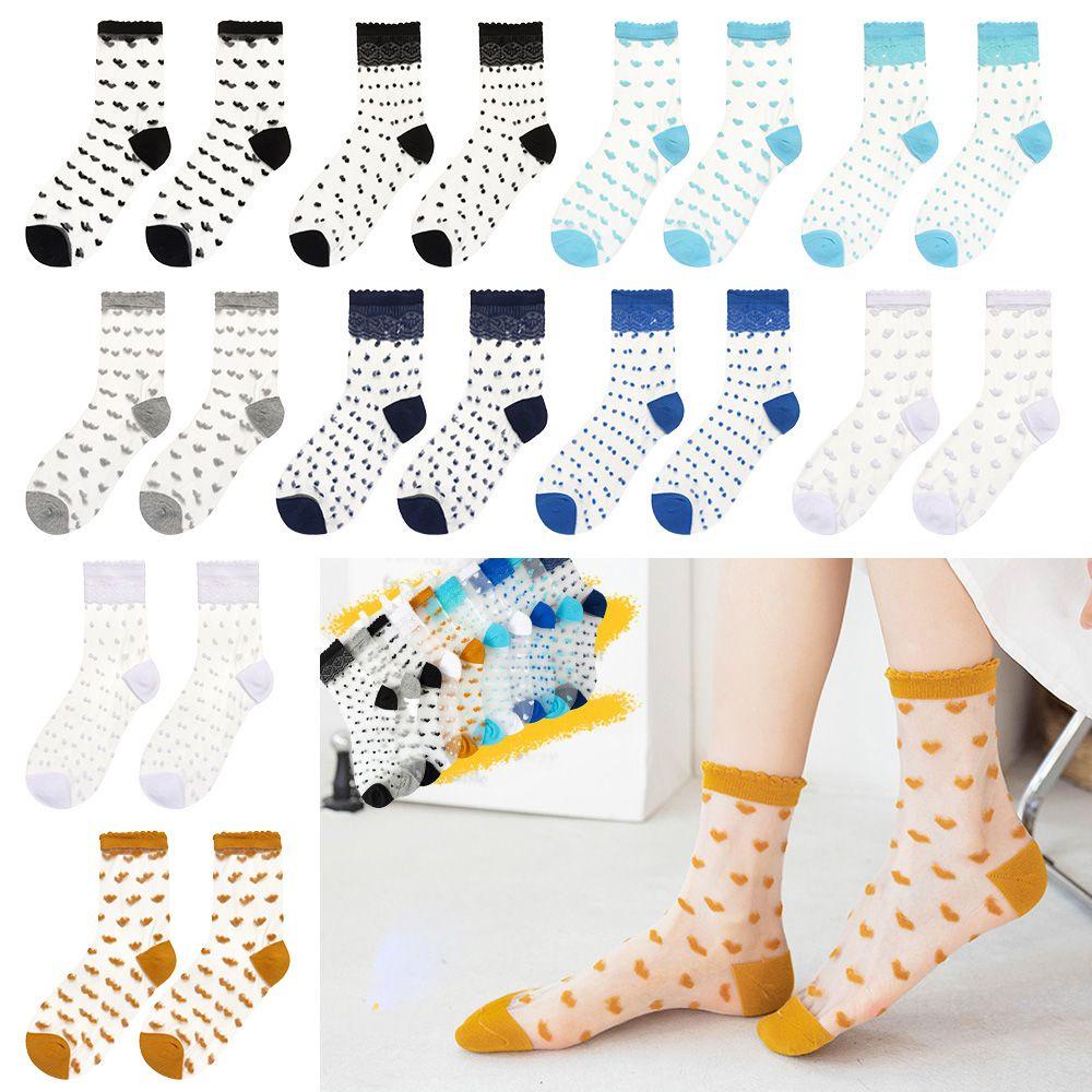 Tất Mắt Cá Chân Kính|Tất Lụa Trong Suốt Chất Lượng Cao