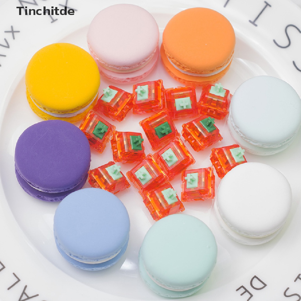 Công Tắc V2 Tinchitde Equez Tangerine Cho Cơ Khí Trong Mờ