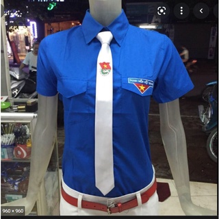 Áo đoàn thanh niên việt nam logo thêu áo đoàn nam nữ có bigsize