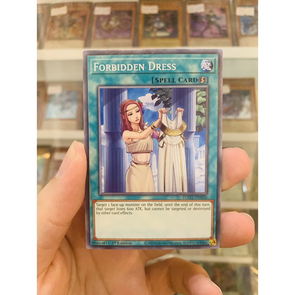 Thẻ Bài YugiOh! Mã EGO1-EN030 - Forbidden Dress - Common - 1st Edition