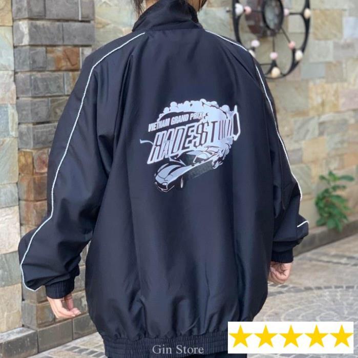 Áo khoác dù nam mẫu HADES THÊU PHẢN QUANG unisex form rộng - Shop streetwear  FREESHIP