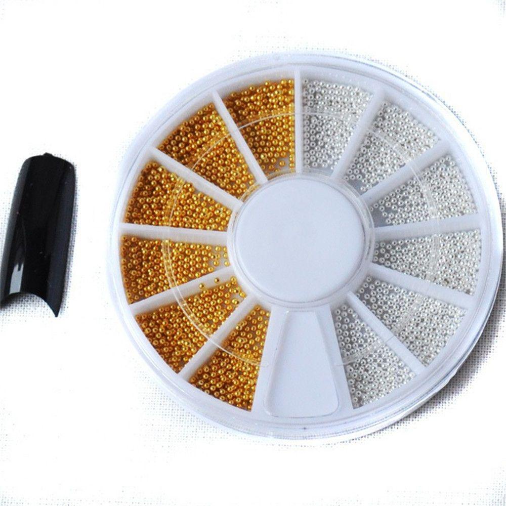 Đầu Móng Tay Giả Bằng Thép Không Gỉ Đính Hạt Charm