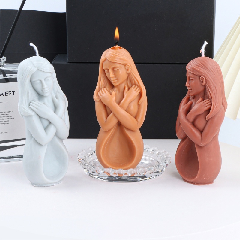 Khuôn Làm Nến Bằng Nhựa Resin DIY Cho Nữ