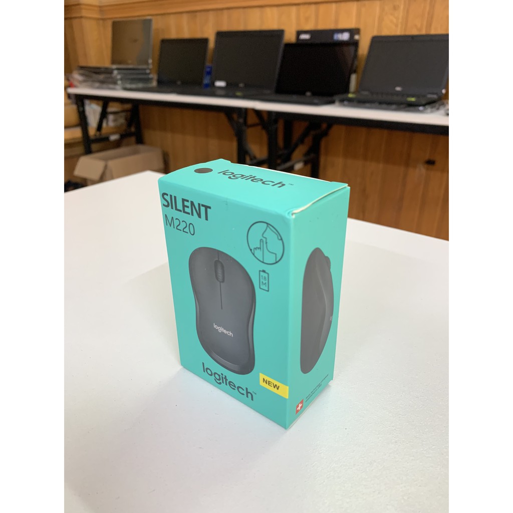 [CHÍNH HÃNG] Chuột không dây Logitech M220 - Silent giảm tiếng ồn