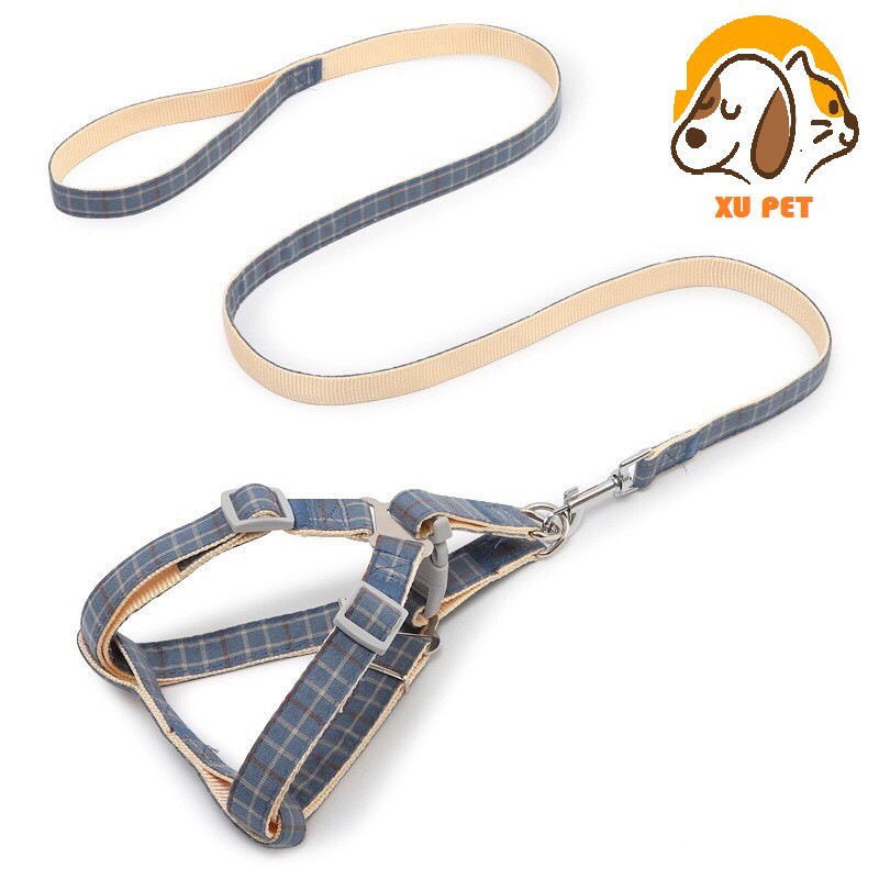 Dây Dắt Chó Kèm Yếm Đeo Mẫu Mới ( Dành Cho Chó Từ 1.5 - 20Kg )