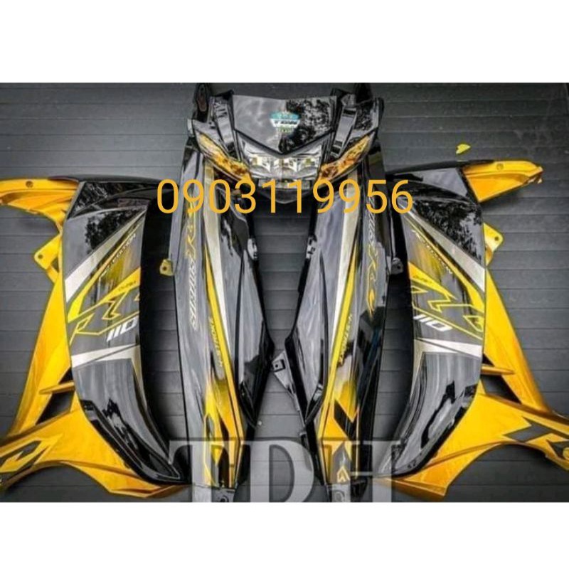Tem rời sirius đen rc phối vàng