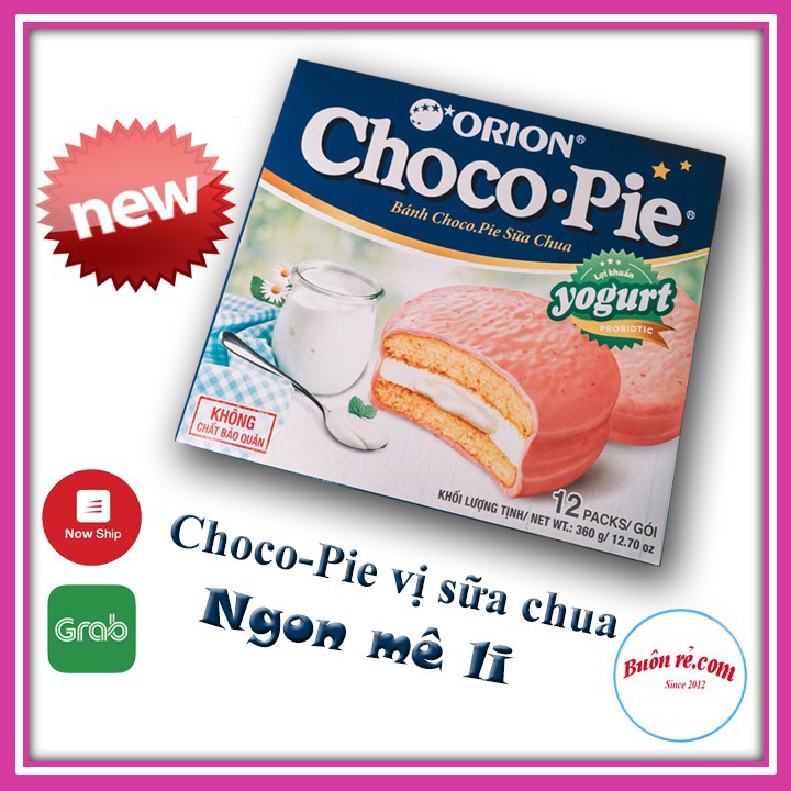 1 chiếc bánh Chocopie 3 hương vị mới thơm ngon bổ dưỡng lợi khuẩn – Buôn rẻ.com 01001