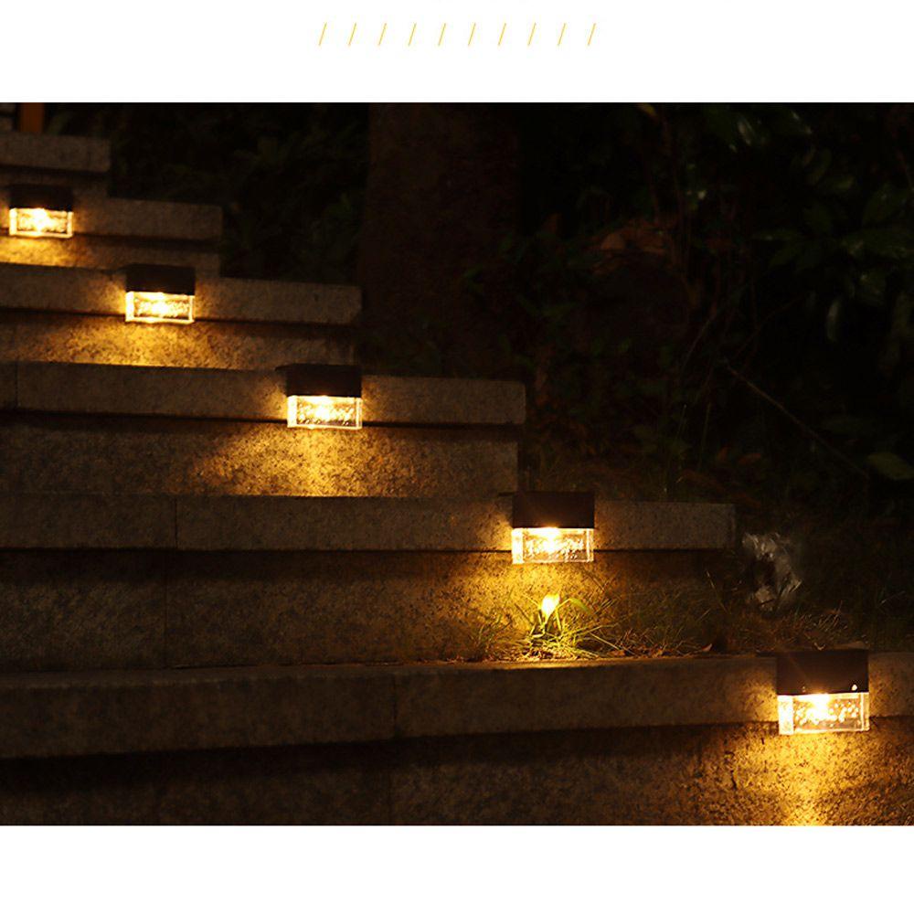 LAKAMIER Đèn LED Năng Lượng Mặt Trời Trang Trí Cầu Thang