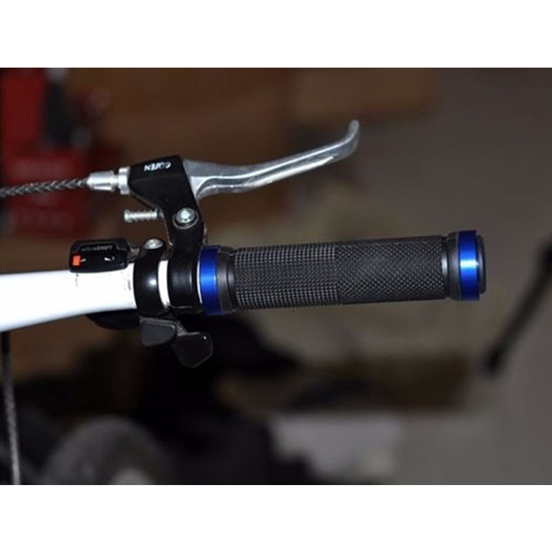 Set 2 / 1 Cặp Vỏ Bọc Tay Lái Xe Đạp Leo Núi Bằng Cao Su Mềm Mượt Chống Trượt